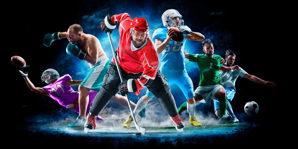 Tampilan olahraga untuk pilihan pertandingan di FUNGAME777